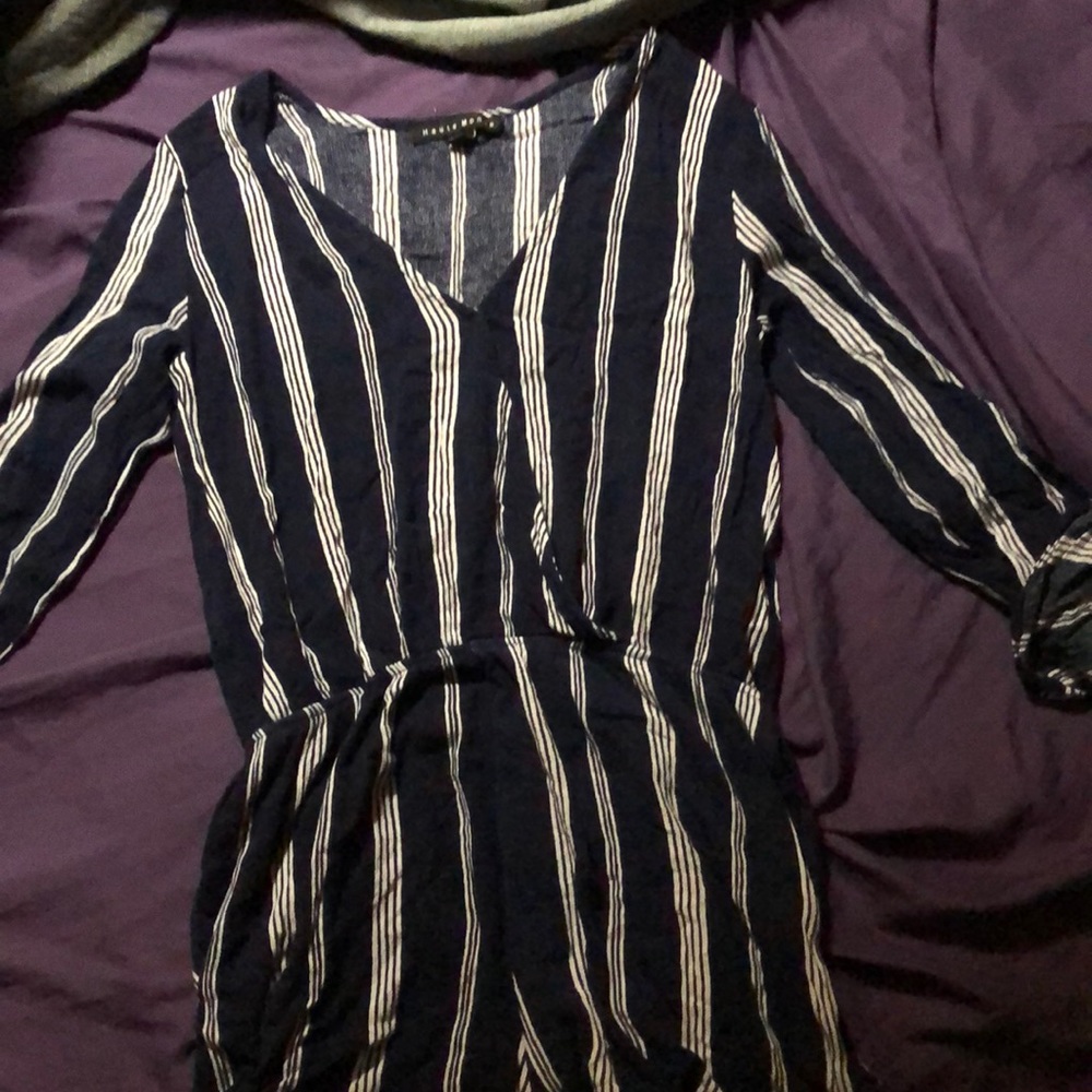 Navy blue romper